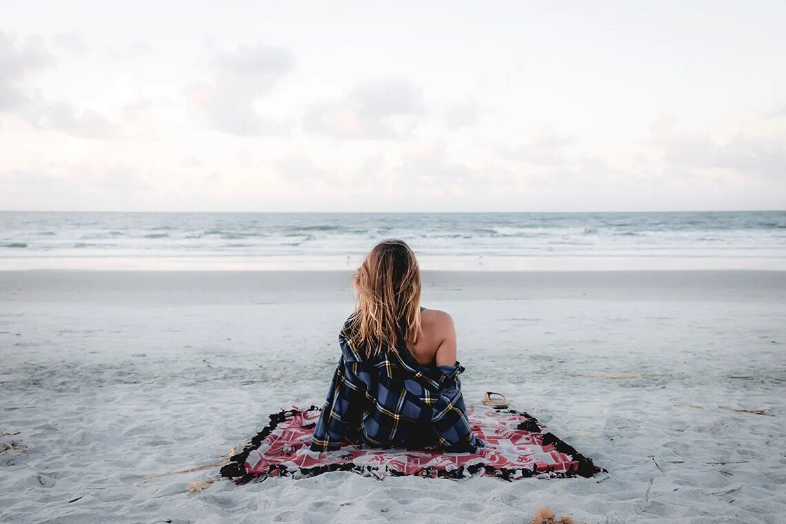 Sometimes feeling. Beach Loneliness.