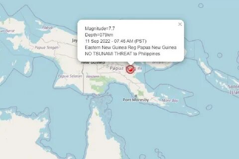 quake, tsunami, Papua New Guinea, Indonesia, Phivolcs, seismology, earthqua...