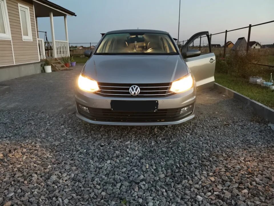 Vw polo свет