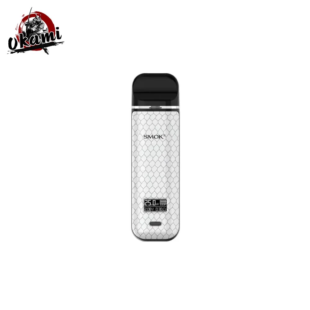 Белый смок. Smok novo x 800mah pod Kit. Smok novo x 7-Color Cobra. Smok novo x 25w Kit. Pod Smok novo x (White Cobra).