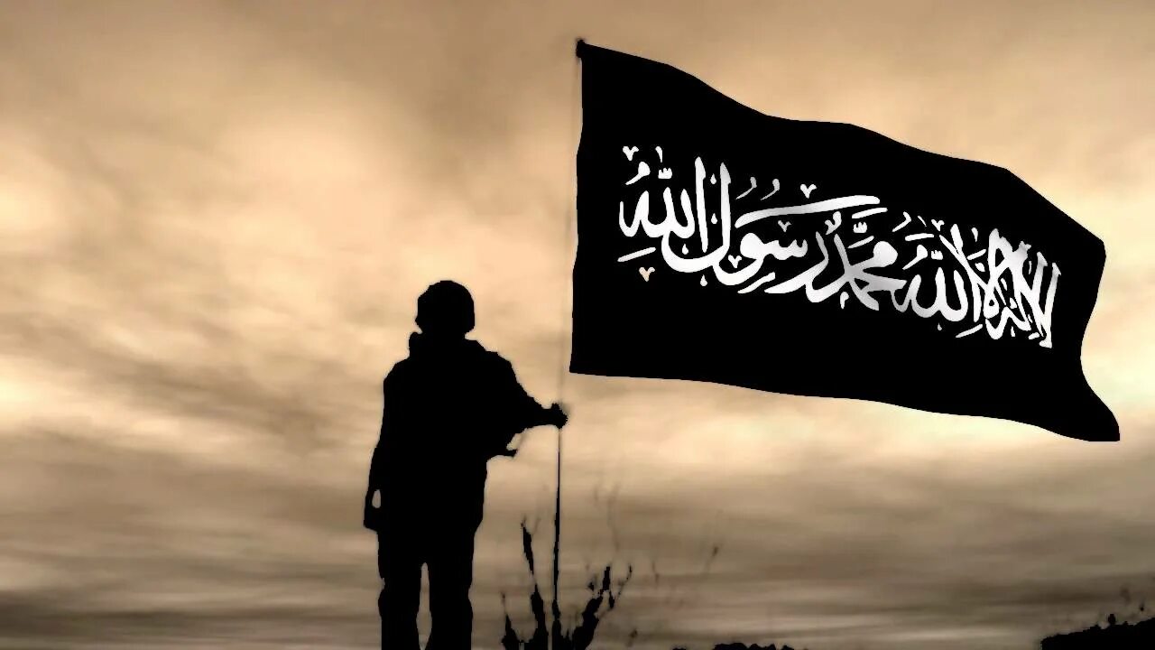 Нашид воин. Флаг Исламского халифата. Знамя джихада. Черный флаг джихада. Исламские флаги джихада.