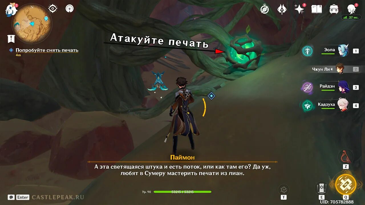 Попытайтесь снять печать