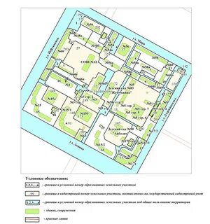 Карта 1 микрорайона