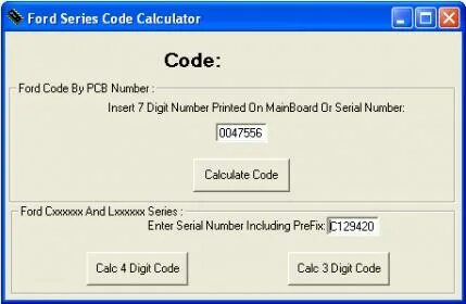 Ford calculator