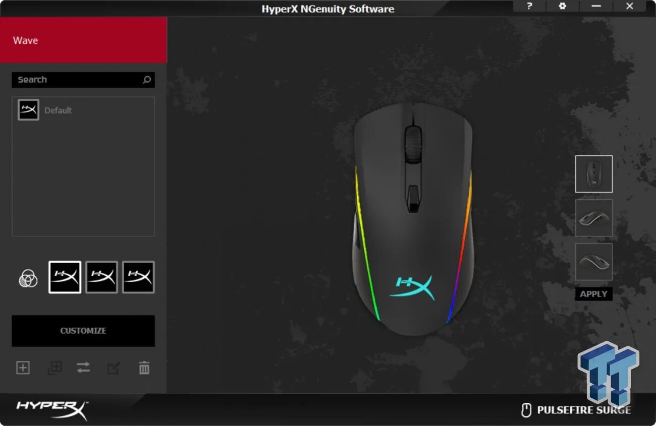 Ngenuity не видит наушники. HYPERX Pulsefire Surge RGB. Софт для мышки HYPERX. HYPERX приложение для мышки. HYPERX Ngenuity наушники.