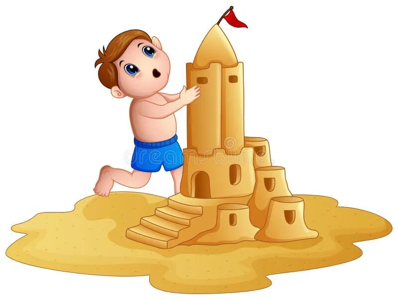 I making sandcastle