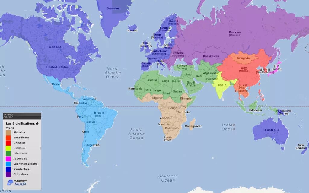 Западный мир какие страны. Карта цивилизаций. Карта современных цивилизаций. Западная цивилизация карта. Карта Мировых цивилизаций.