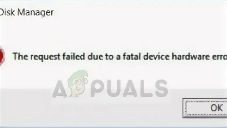 Invalid device error