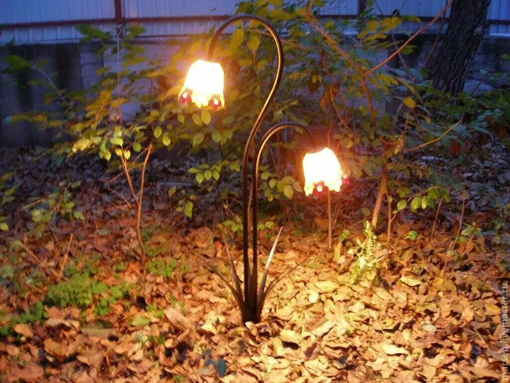 Vintage Park Path and Spread 1-Light 12V, Textured Tannery Bronze - Midcentury -