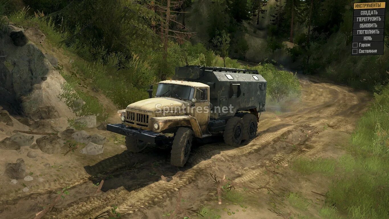 ГАЗ 63 MUDRUNNER. ГАЗ 66 MUDRUNNER. MUDRUNNER ГАЗ 69. SPINTIRES: MUDRUNNER Gameplay.