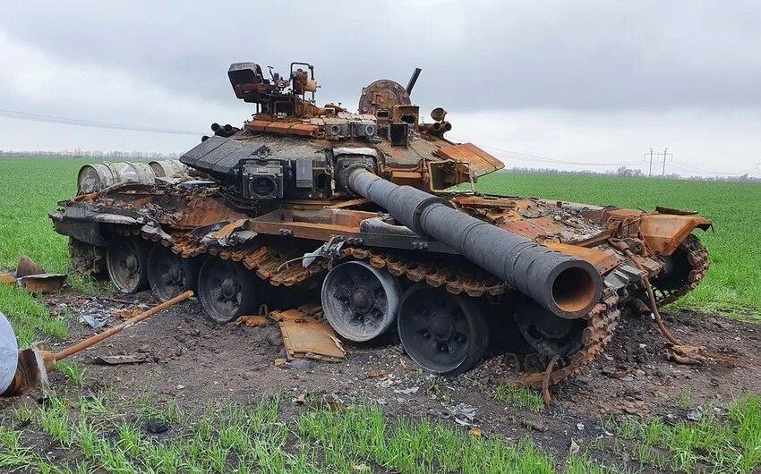 Подбитая техника в курской