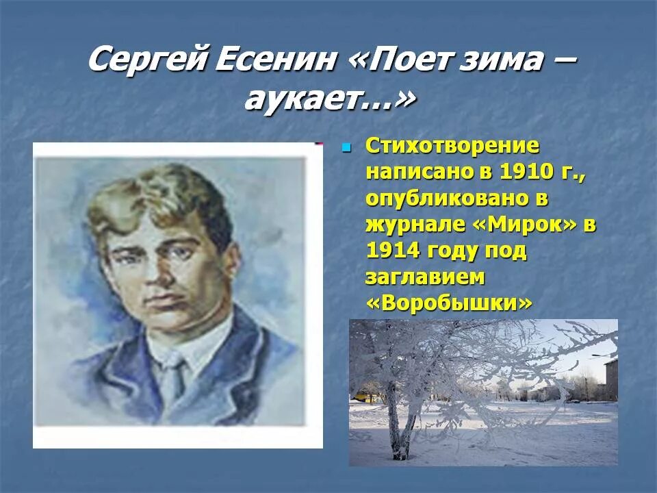 Зимние стихотворение есенина. Стихотворение поёт зима аукает Есенин. Стихотворение Сергея Есенина поет зима.