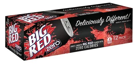 Amazon.com : Big Red Zero Fridge Pack Cans Zero Calories 12 fl.
