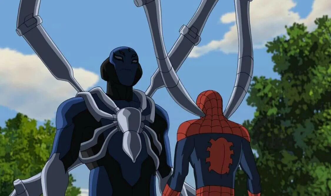 великий человек паук питер паркер. Ultimate spider-man мультсериал. великий человек паук питер паркер и ева. Ultimate spider-man мультсериал 2012. совершенный человек паук сэм александр.