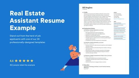 Real Estate Sales Assistant Position Description