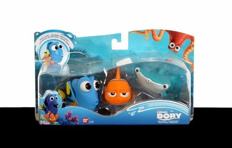 NF orange 4 PCS Finding Dory Nemo Squirt Bath Squirters Toys Figures for Ki...