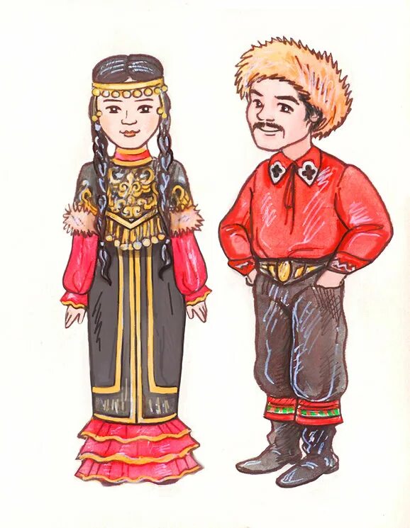 Башкиры рисунок. Башкирский национальный костюм рисунок. костюм народов башкирии для детей. башкирский костюм рисунок для детей. башкирские дети рисунок.