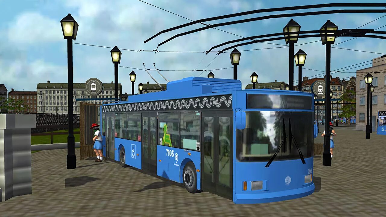 Бесплатные игры троллейбусы. Троллейбус ЗИУ для transport Fever 2. Троллейбус в Сити Скайлайн. Водный троллейбус.