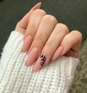 Ногти дизайн для девушек миндаль