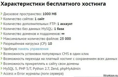 Бесплатные параметры