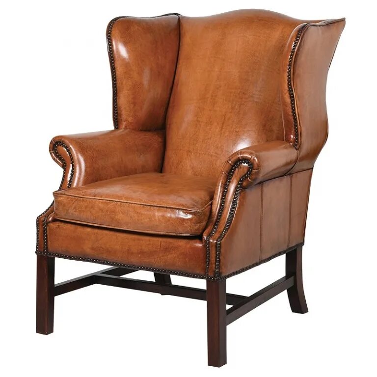 Высокое кожаное кресло. Кресло Георг BMS. Кресло Георга 7. Кресло кожаное. Кресло кожаное коричневое.
