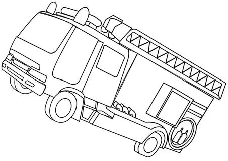 Fire Truck Coloring Pages