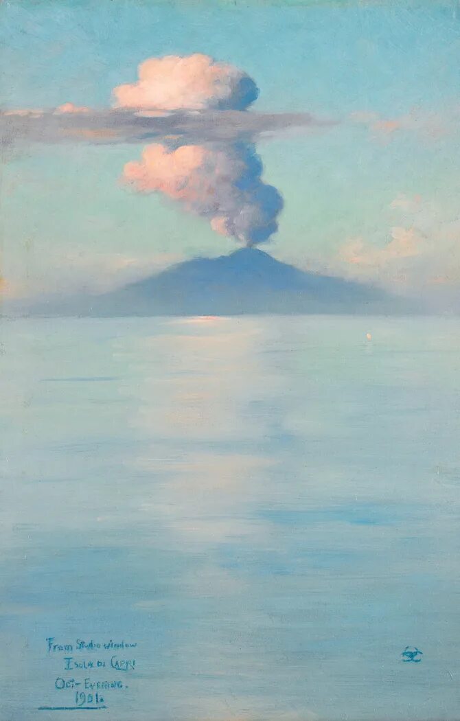 Совершенное небо 10. Charles Caryl Coleman картины. Море дыма. Дымящееся море. Море дыма Октябрьский.