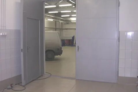 Металлические противопожарные ворота