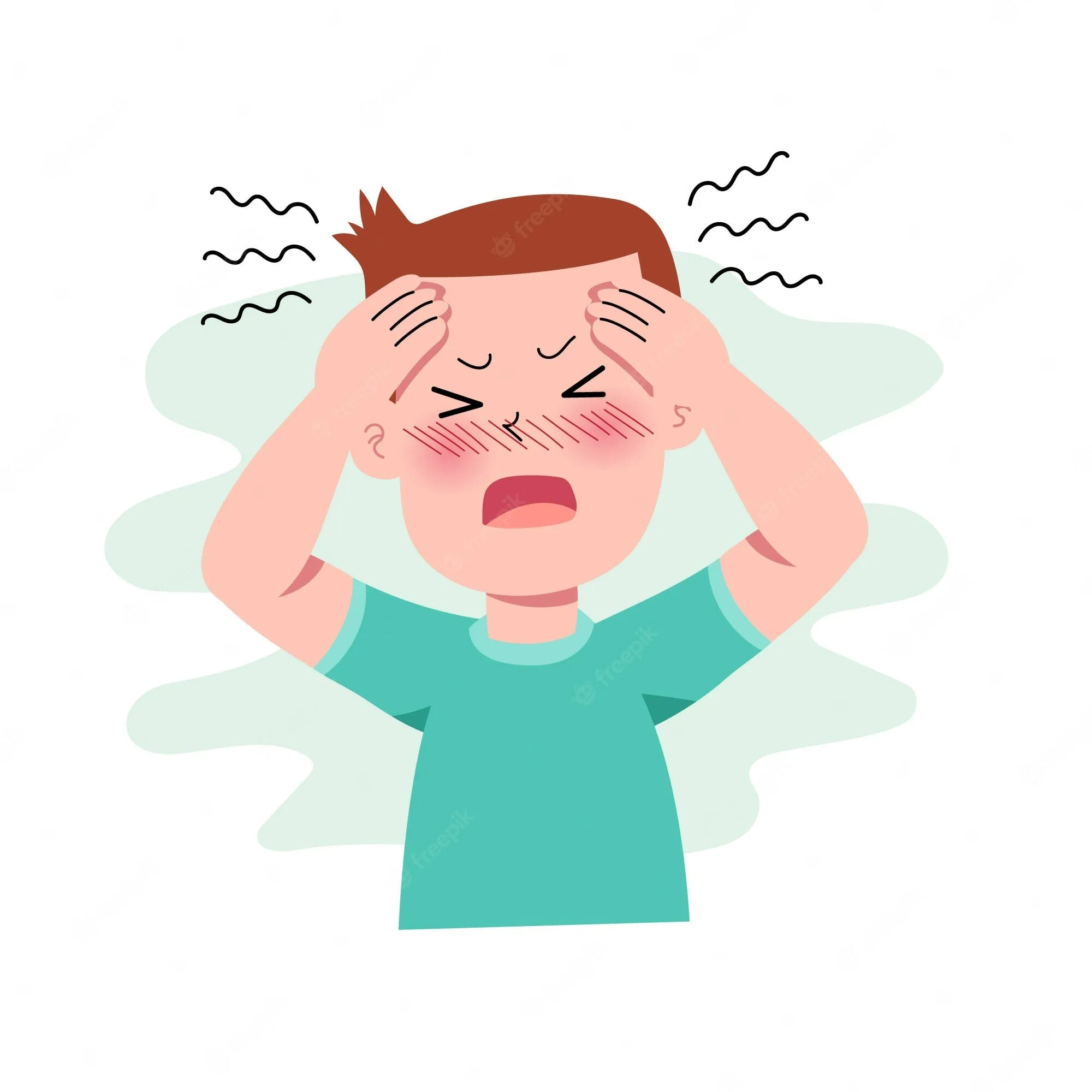 He is having a headache. Болит голова рисунок. головная боль клипарт. headache рисунок. головная боль картинка для детей.