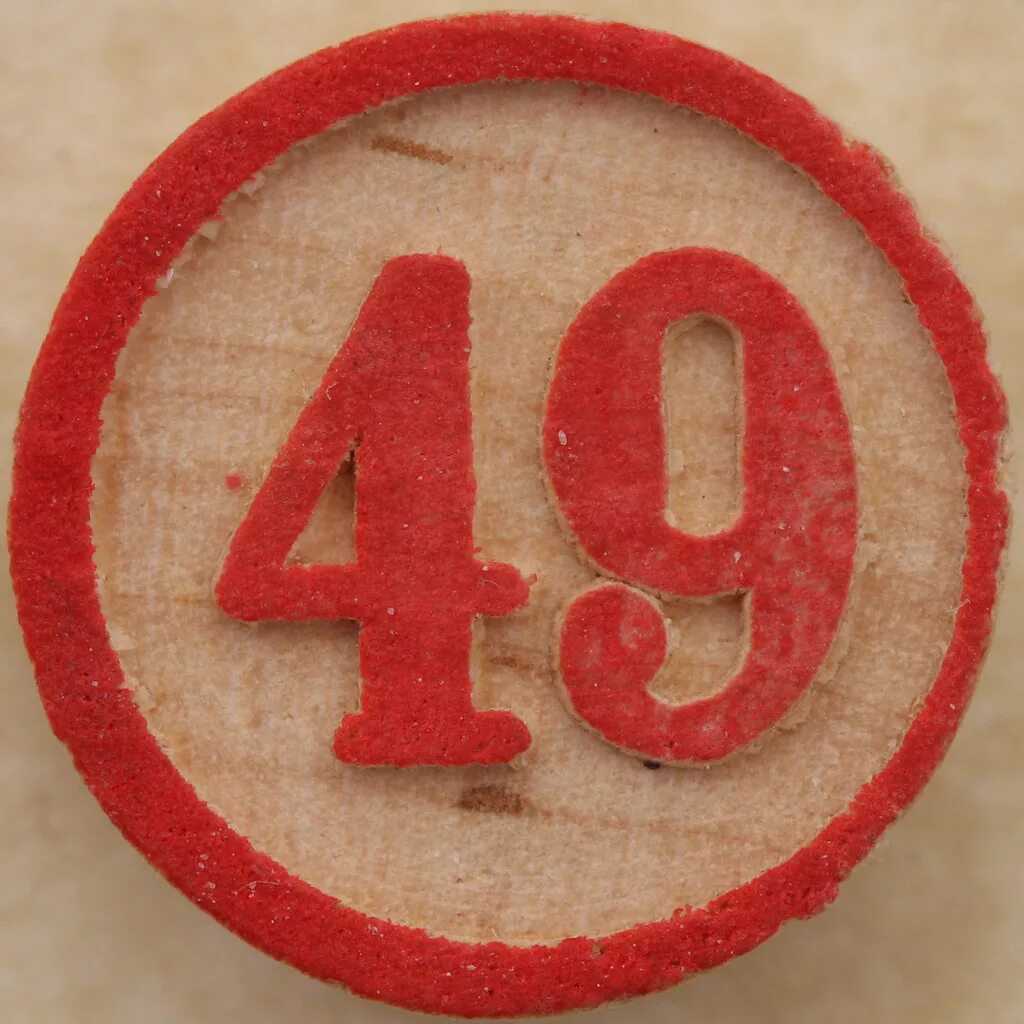 1 числа 49