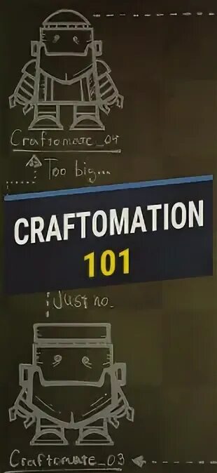 Craftomation 101 programming