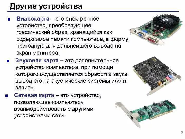 Звуковая карта находится