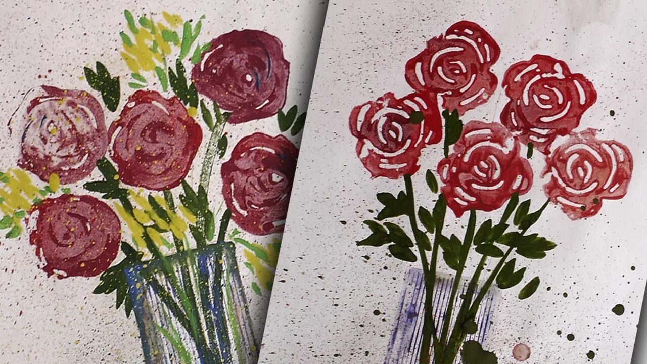 Техника рисования цветов пакетом. Рисование цветов штампами. Рисование штампами цветы. Штамп рисунок. Штамп цветы.