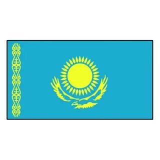 Флаг казахстана шаблон