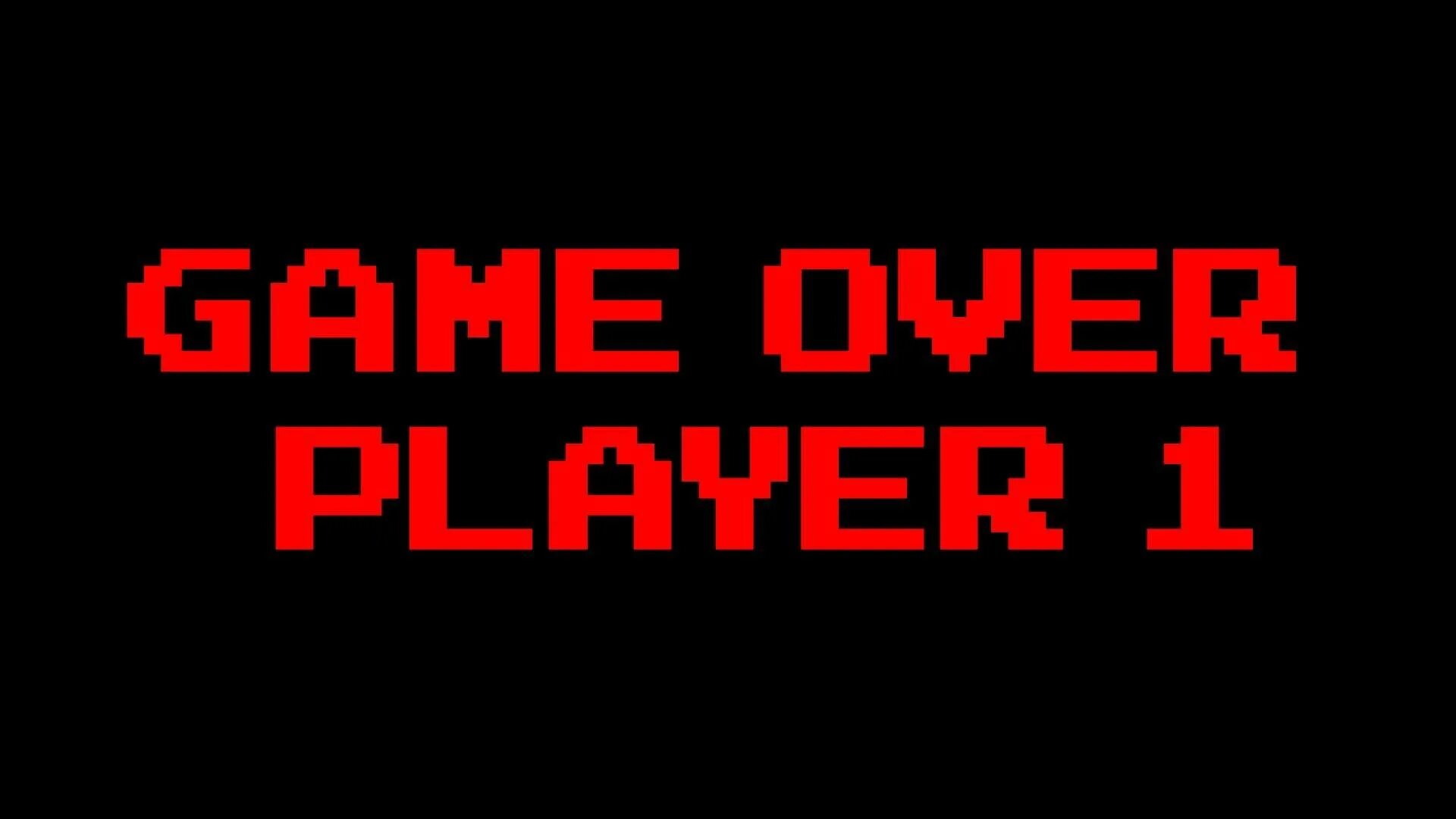 Слово player. Надпись Player 1. Фото game over. Player 1.1. Картинки с надписью game over.