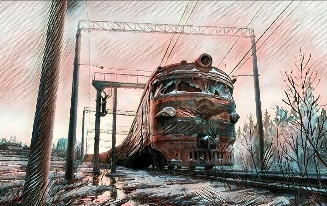 Поезд в теплый край Лукьяненко. Поезд в никуда. Поезд в никуда арт. Электричка в никуда