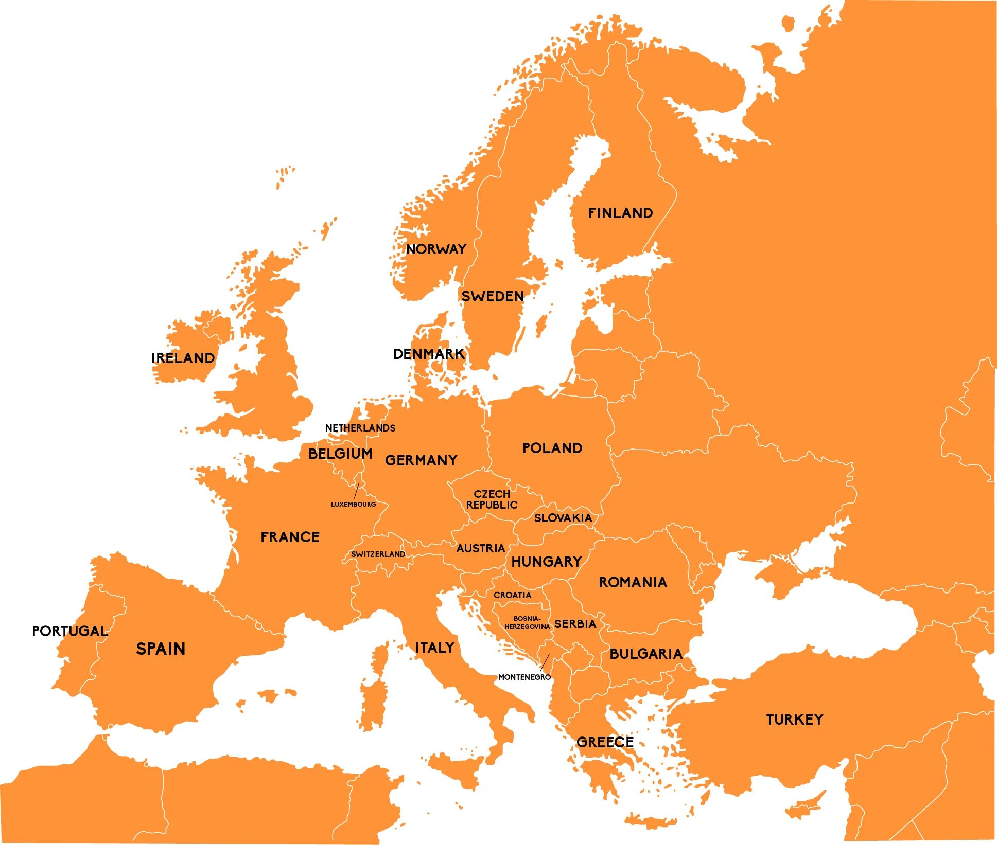 Eu что за страна. Карта - Европа. Западная Европа на политической карте. Карта Европы со странами. Карта Европы с городами.