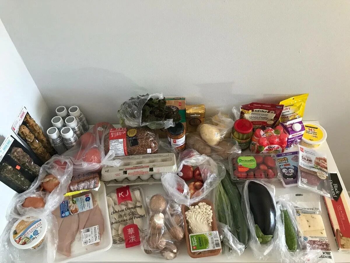 Что из продуктов можно взять. Набор продуктов в общагу. Продукты и вещи. Еда из магазина. Стандартный набор продуктов.