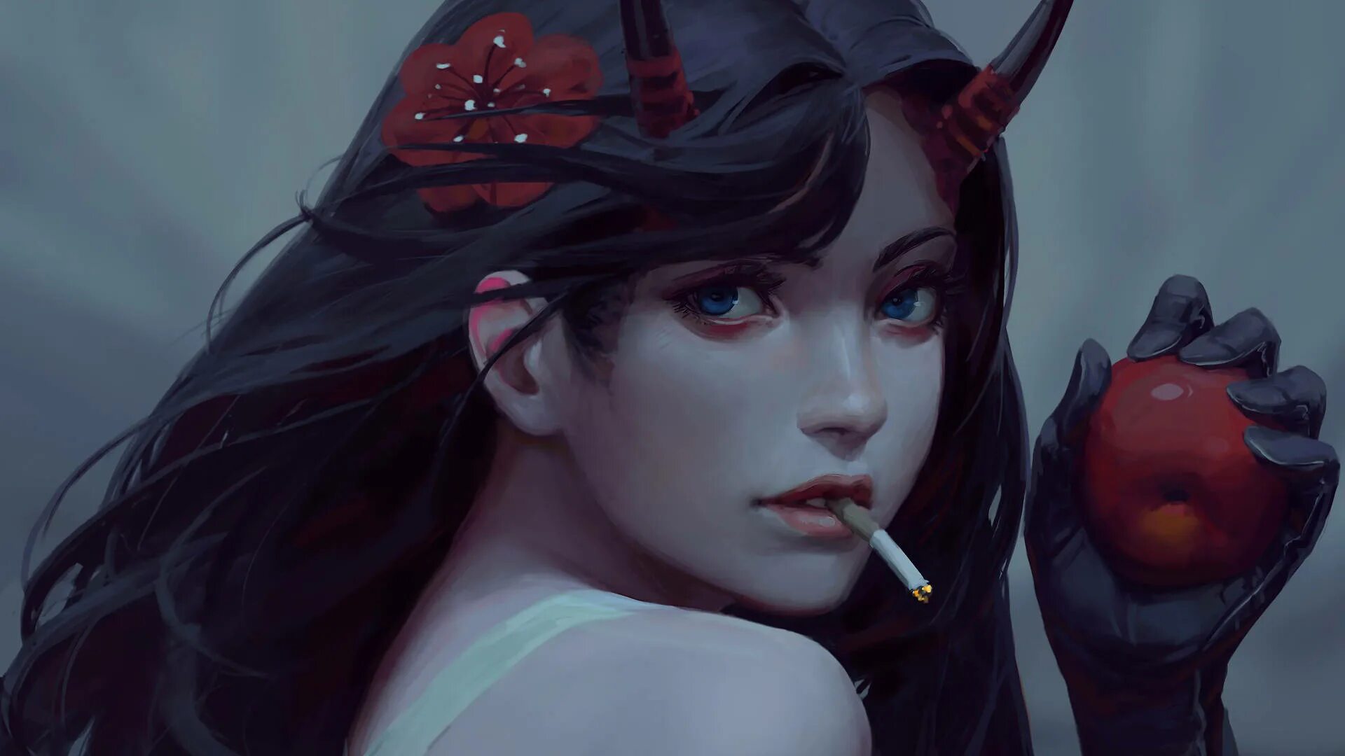 Guweiz Art ведьма. Guweiz Art с сигаретой. Guweiz, z w gu. Guweiz Kireina демон. Girl demo