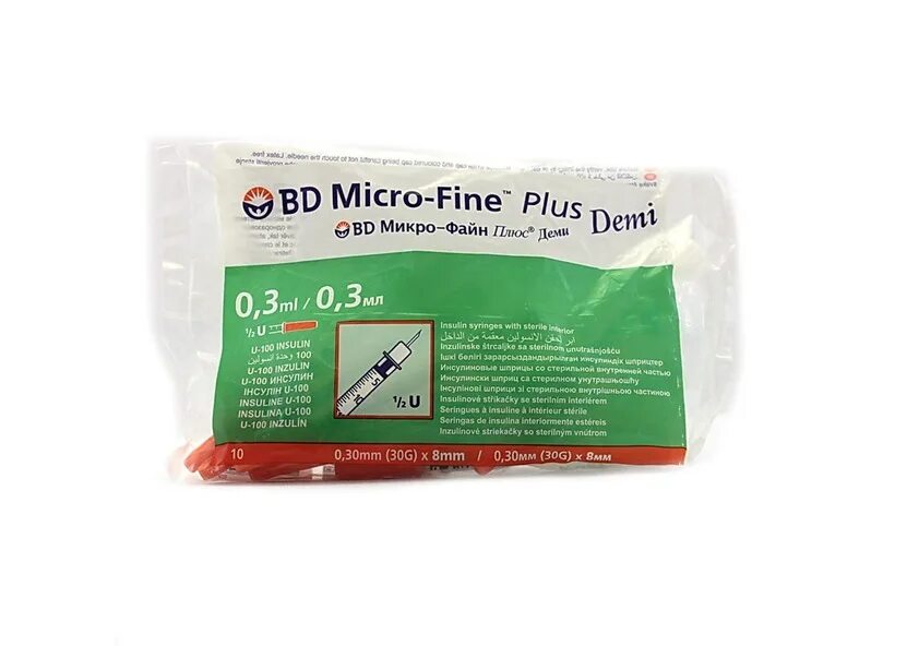 Шприцы микро. Шприц инсулиновый bd Micro-Fine Plus Demi u-100 0.3мл. Шприц инсулиновый bd Micro-Fine Plus Demi 0,3 мл u-100 30g. Шприцы инсулиновые микрофайн деми объемом 0.3 мл. Бектон Дикинсон игла микро-Файн плюс для шприц-ручки 0.3х8мм 30g 100.