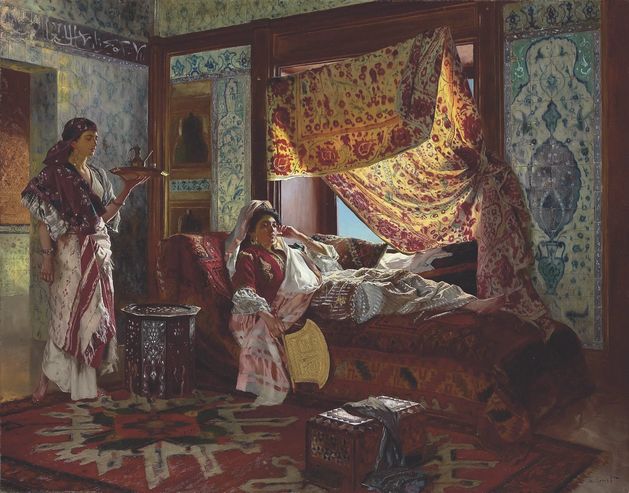 Rudolf Ernst (1854−1932). Как жил гарем