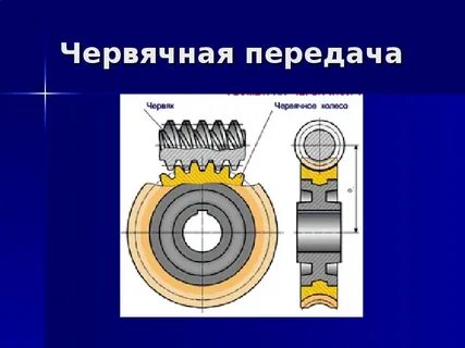 В каких случаях применяют червячную передачу