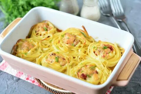 Рецепты макароны в духовке фото