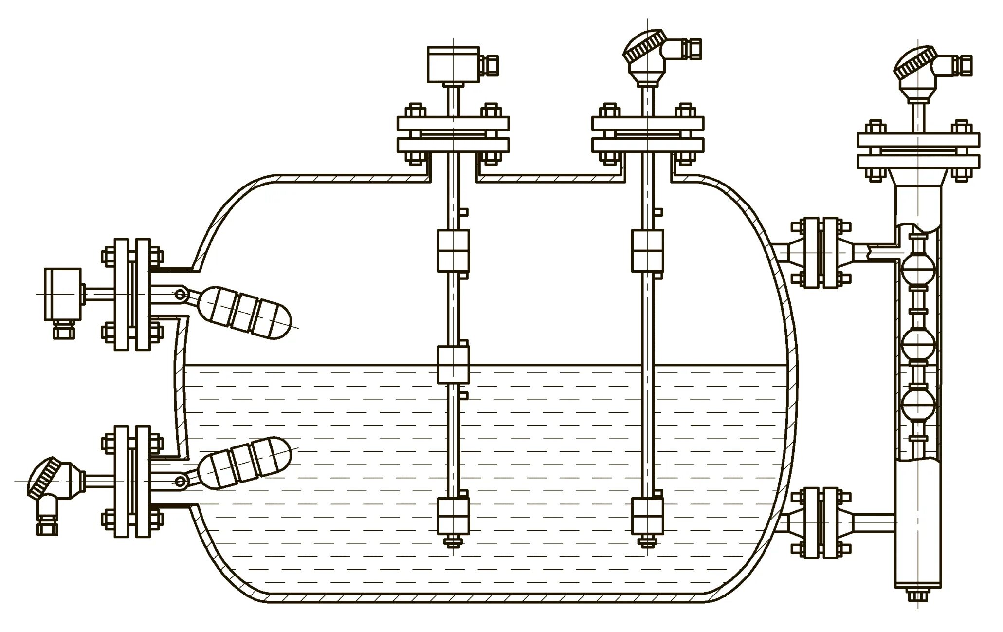 Уровень в сепараторе. Уровнемеры для емкостей схема. Уровень жидкости нефтепродуктов. Уровень в сепараторе. Способы регулирования уровня жидкости.