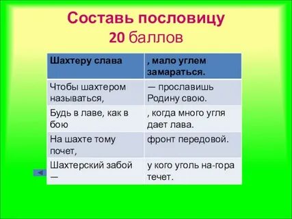 20 поговорок