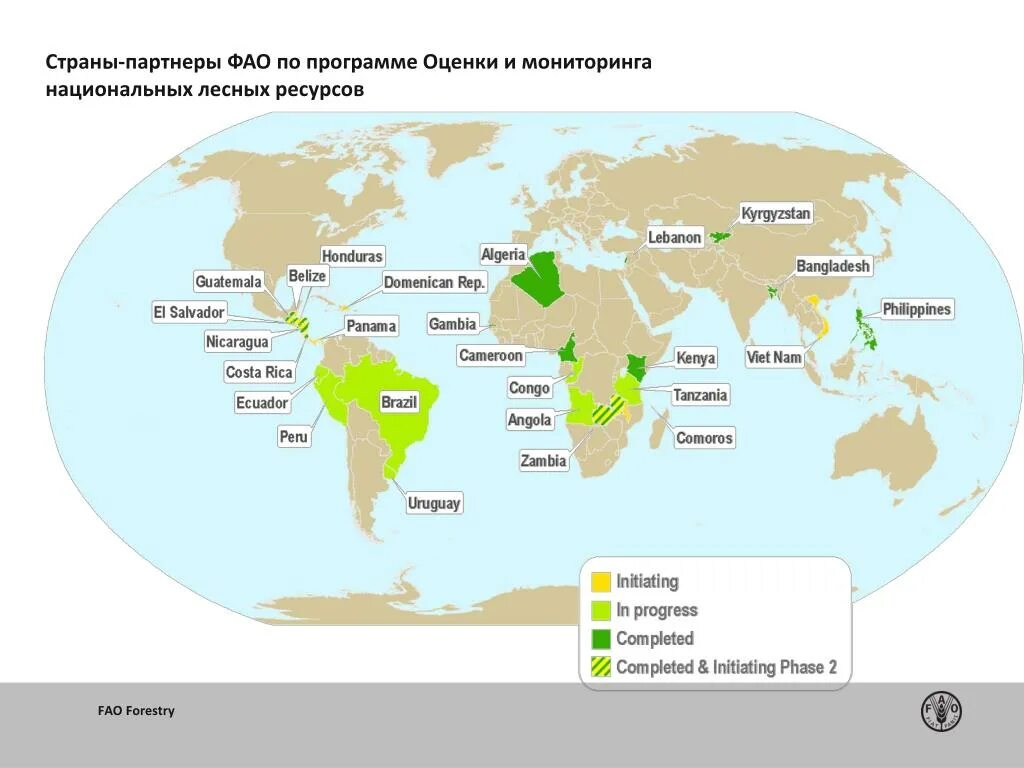 Country partner. ФАО страны. ФАО страны участники. ФАО количество стран.