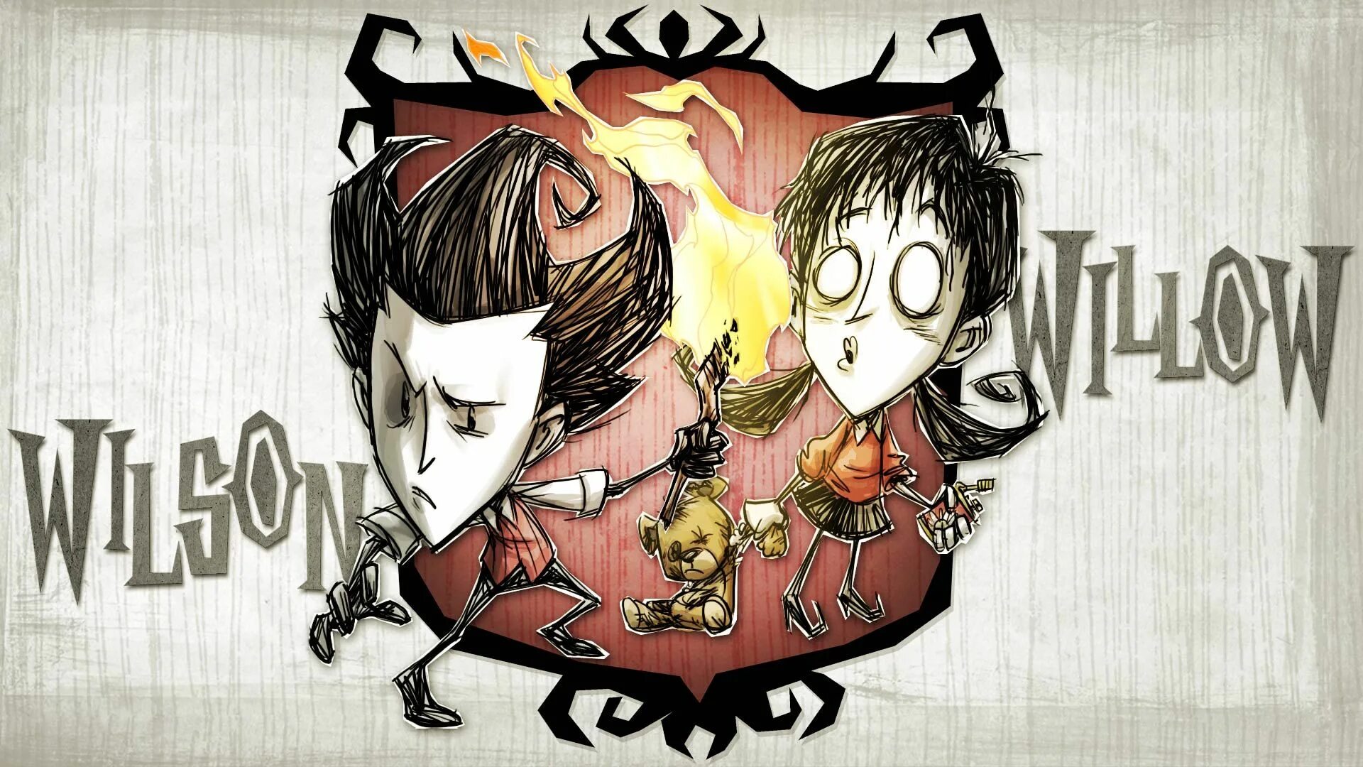 He don t old. Don't Starve Вилсон. Неголодайка Уилсон. Dont Starve арт Уилсон и Уиллоу. Don t Starve together Уилсон и Уиллоу.