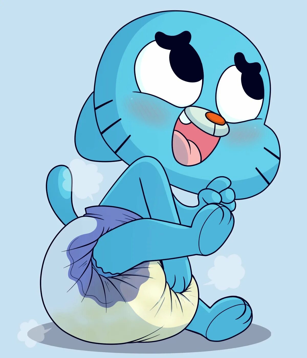 Rule 34 gumball. Гамбол Уоттерсон diaper. Гамбол Уоттерсон r34.