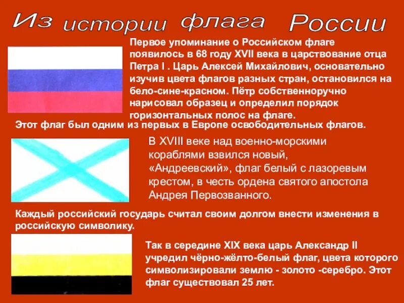 История флага. История флага России. Самый первый флаг России. Первый флаг в истории России. Как появился флаг россии