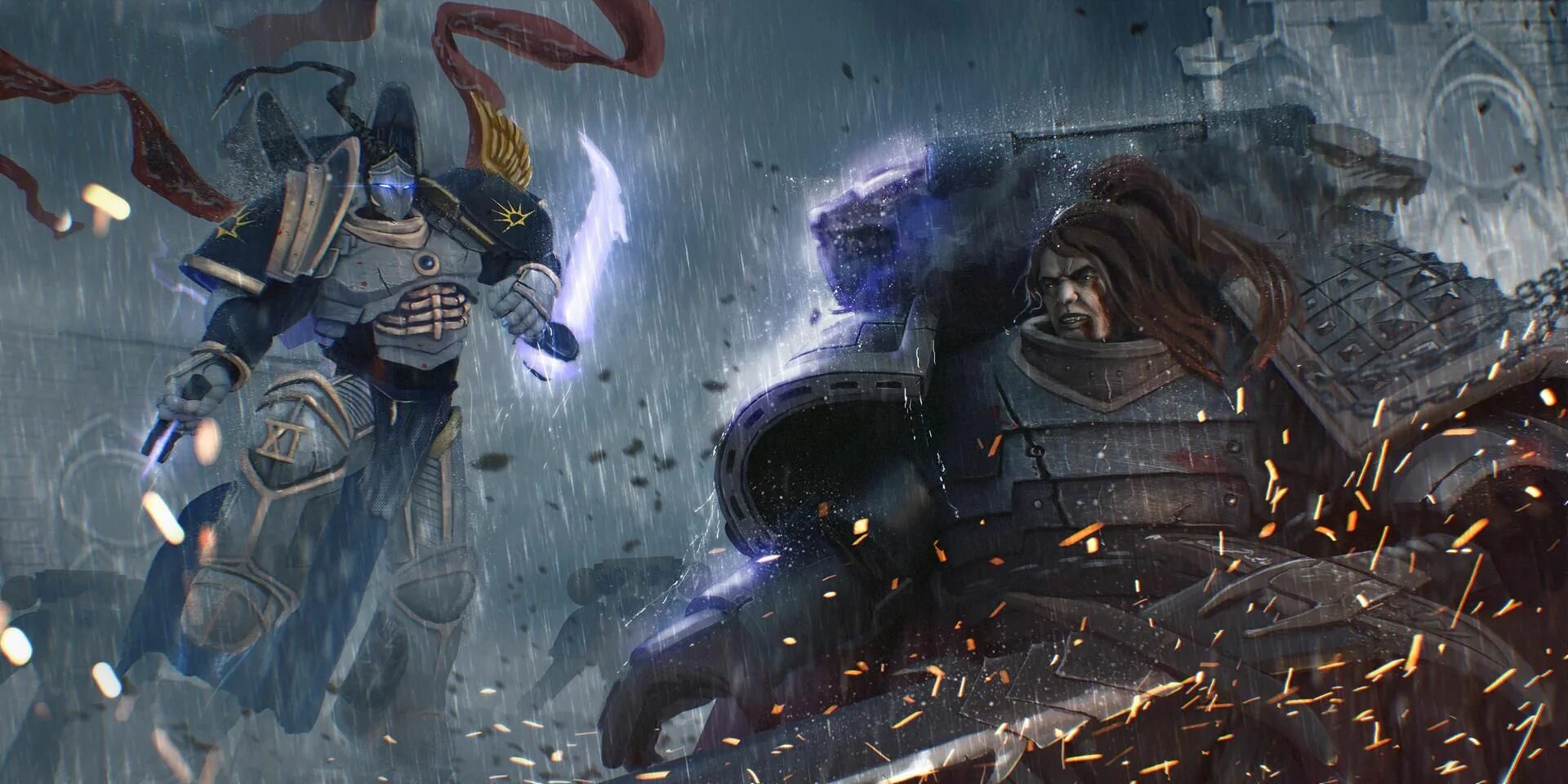 Warhammer 40000 ii. Вархаммер 40000 примарх 2 легиона. 11 легион вархаммер 40000. примарх вархаммер. примарх 2 и 11 легиона.